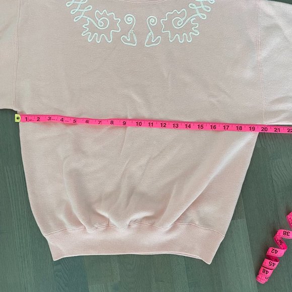 Vintage bubblegum pink mockneck sweater - Picture 3 of 6